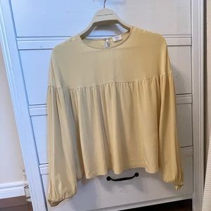 Aritzia Wilfred Elisa silk blouse